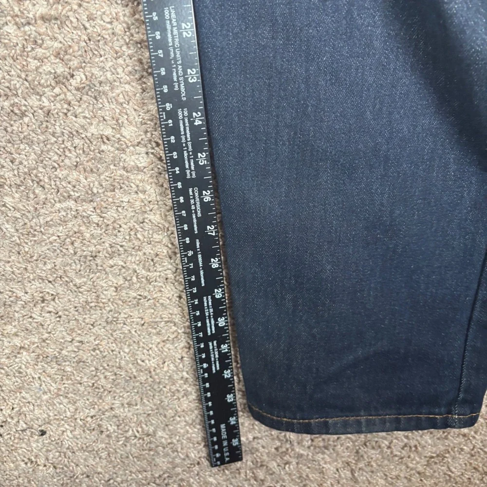 Levi Strauss 505 Dark‎ Wash Straight Fit Mens Jeans W38 L34